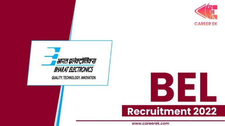 BEL Recruitment 2022