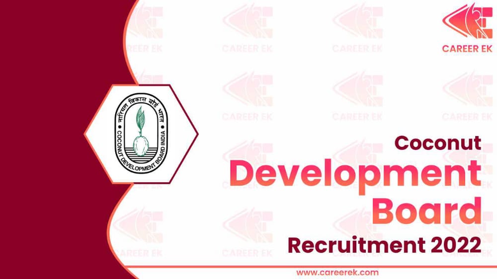 Coconut Development Board Recruitment 2022