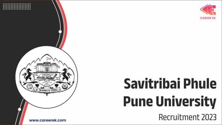 Savitribai Phule Pune University Recruitment 2023