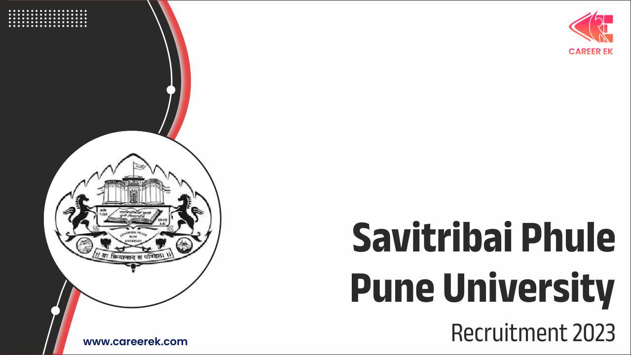 Savitribai Phule Pune University Recruitment 2023