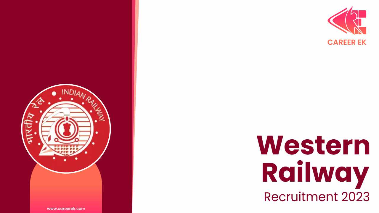 Western Railway Mumbai Bharti Recruitment 2024 Apply for a Various Posts