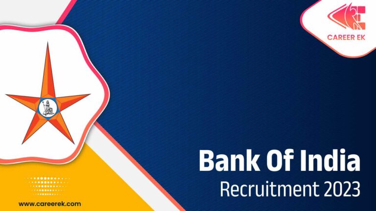 Bank Of India Recruitment 2023