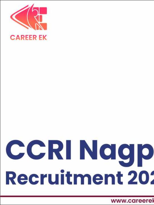 CCRI Nagpur Recruitment 2023