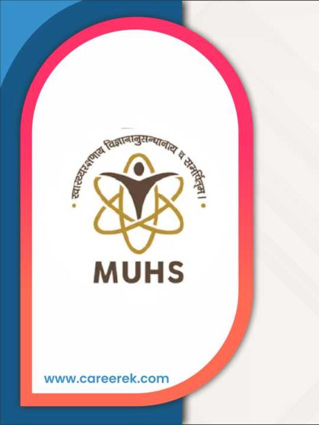 MUHS Nashik Recruitment 2023