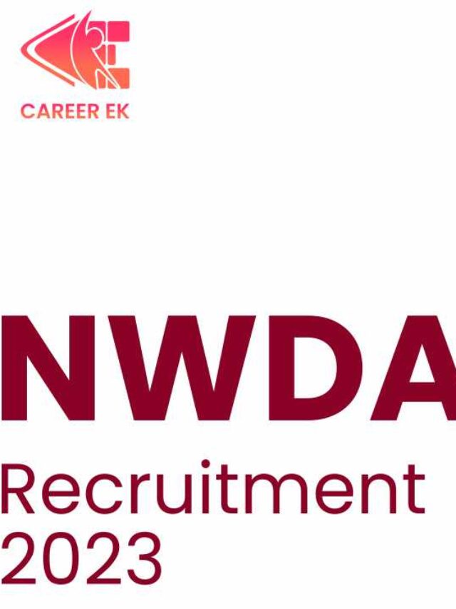 NWDA Recruitment 2023