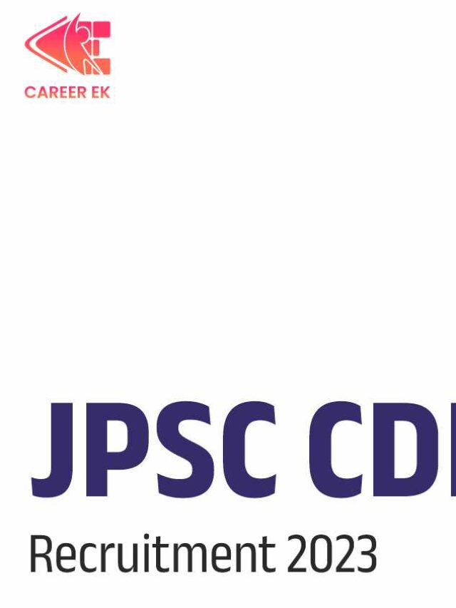 JPSC CDPO Recruitment 2023